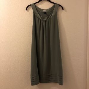 H&M 100% Silk Dress - Grey/Green NWOT